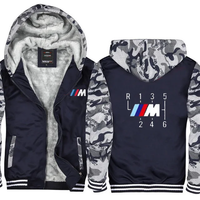 2019 новые мужские толстовки зимние утепленные для BMW Зимние с капюшоном пальто на