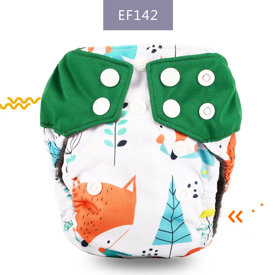 EF142-newborn diaper Elinfant пеленки для новорожденных, моющиеся, экологиэкологичные, ткань - Color: EF142-newborn diaper