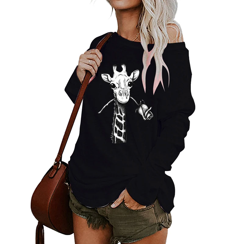 Футболка с длинным рукавом женская одежда топы круглым вырезом Женская футболка