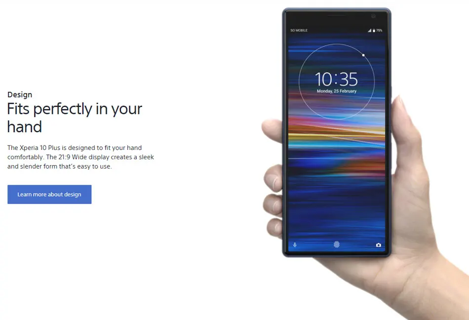 Смартфон sony Xperia 10 Plus Dual SIM Snapdragon 636 I4293 6,5 дюйма 1080x2520 6 ГБ 64 Гб NFC Android 9