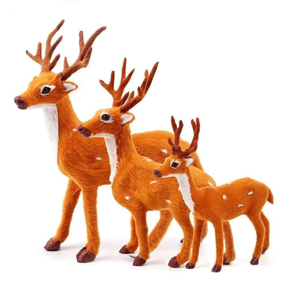 

Christmas Decoration Christmas Simulation Fawn Decoration Christmas Scene Arrangement Decoration Festival Decoration Props