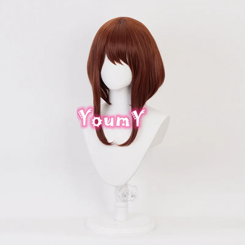 Парик очако урарака из м/ф Моя геройская Академия термостойкие синтетические