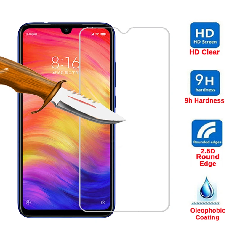 Закаленное стекло для Xiaomi Redmi Note 7 6 5 Защита экрана 2.5D 9H на Redmy 6a 5A Plus 4X 4A 4 защитная