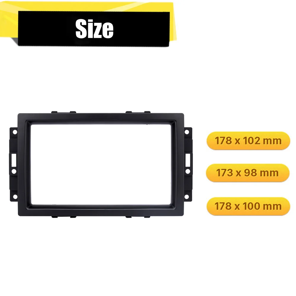 Автомобильный радиоприемник LONGSHI 2 Din аудио фитинг DVD рамка GPS в приборной панели