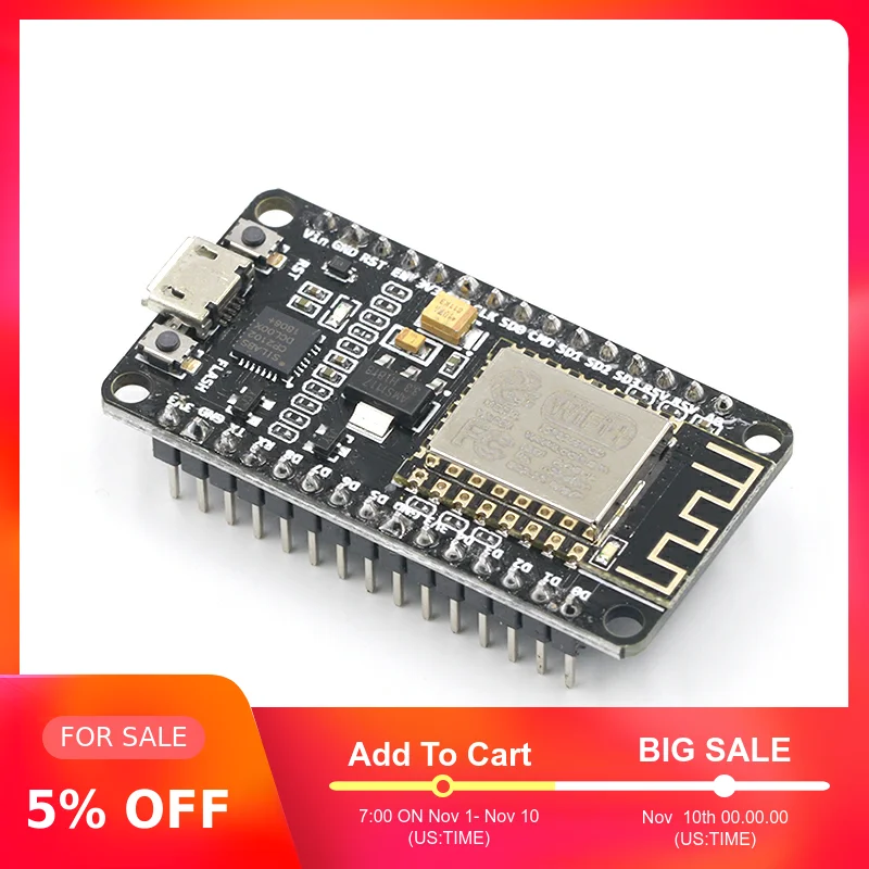 V3 беспроводной модуль NodeMcu 4 м байт Lua wifi Интернет вещей макетная плата на основе ESP8266 ESP-12E для arduino CP2102