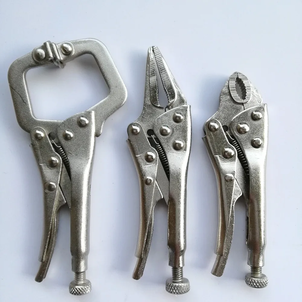 3 шт. мини фиксирующие плоскогубцы тисков 5 дюймов длинные прямые волосы 4 Дюйма