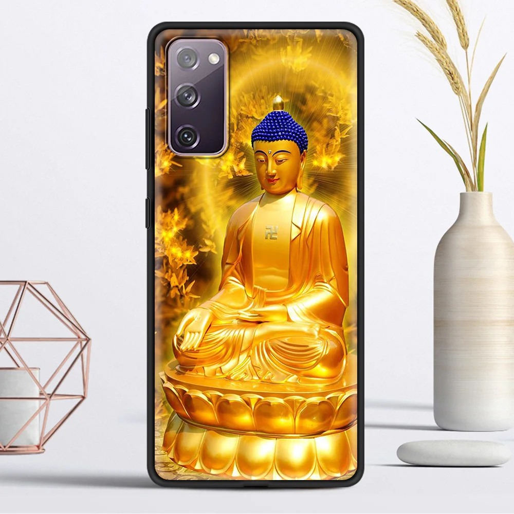 

Accessories Cover for Samsung Galaxy S20 FE S21 S20 Ultra S10 Lite S10E S9 Plus 5G Luxury Case Shell Buddhism Shakyamuni Buddha