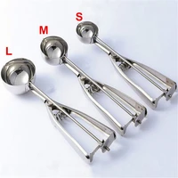 1 pc stainless steel ice cream spoon potato scoop kitchen accessories home restaurant fruit spoons