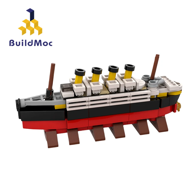 

MOC Micro Titanic Building Block Kit 10294 Model Tiny Version Iconic Ship Bricks Model Kid Adult Puzzle Brain Toys Birthday Gift