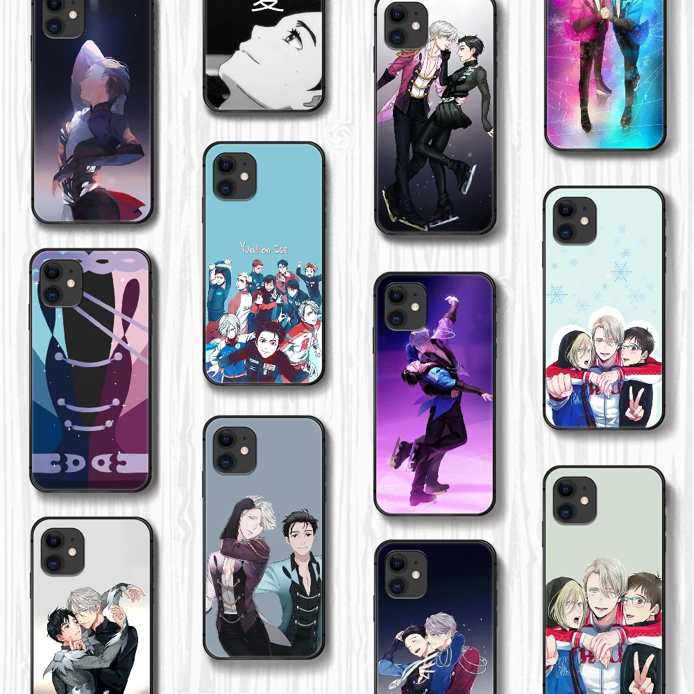 Чехол для телефона с рисунком аниме Yuri on Ice чехол iphone 5 5s se 2 6 6s 7 8 12 mini plus X XS XR 11 PRO MAX