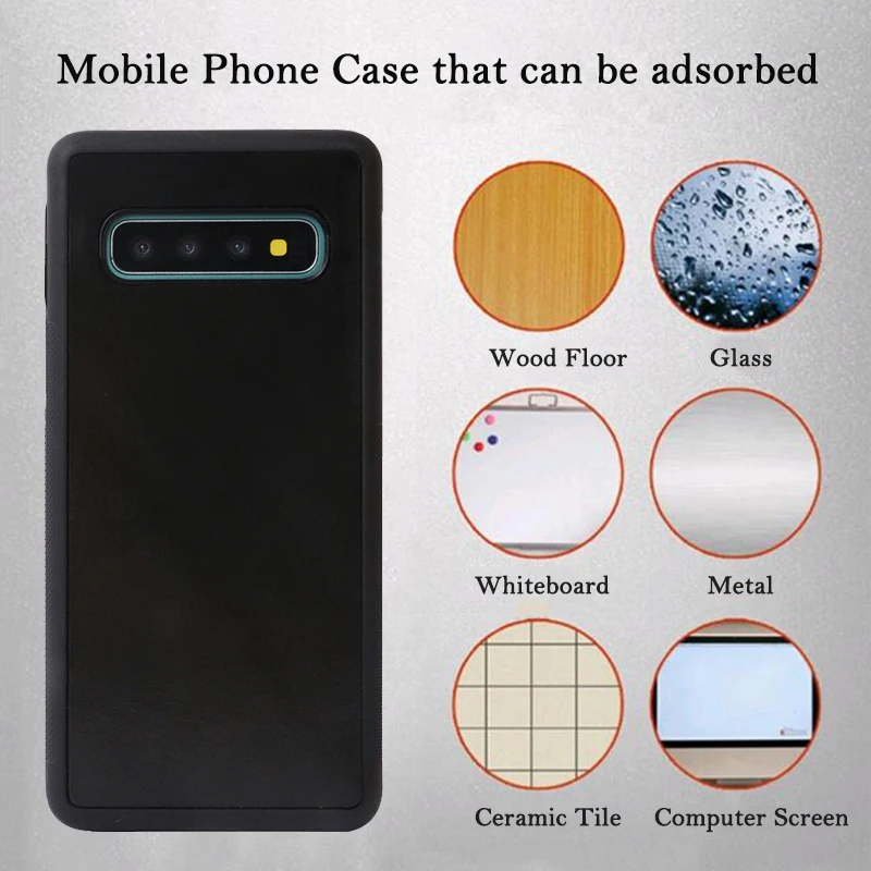 Антигравитационный АДСОРБИРОВАННЫЙ чехол с наноприсоской для Samsung S10 Plus S10e S9 S8