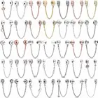 Оригинальная Новинка S925, подвеска, искусственный бант, сердце семьи, вдохновение, безопасная цепочка, бусина, подходит для популярного браслета, DIY ювелирные изделия