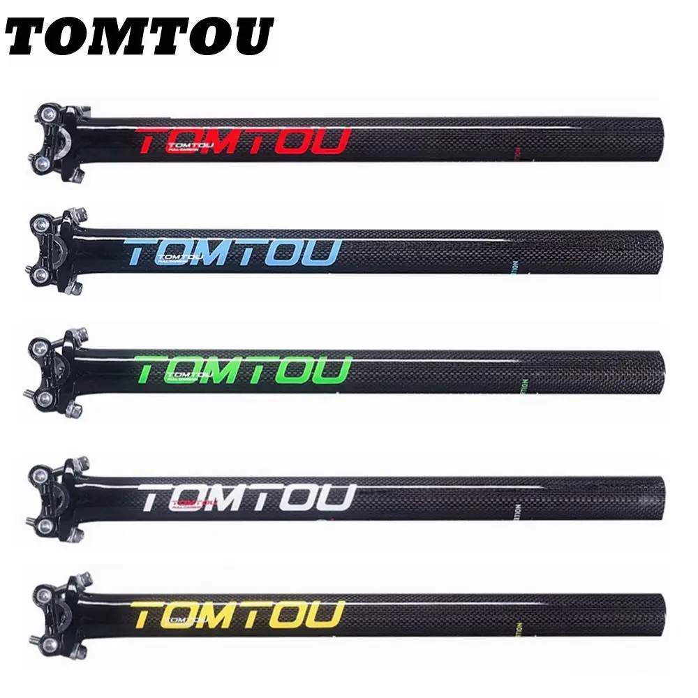 

TOMTOU Carbon Cycling Road Bike Mountian Bicycle SeatPost MTB Bike Parts Diameter 27.2mm 30.8mm 31.6mm