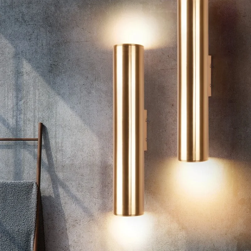 Северная Европа светодиодный Творческий золото настенный светильник Лофт