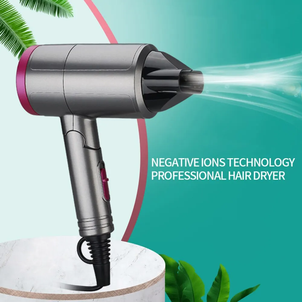 Портативная Складная мини воздуходувка для парикмахерских инструментов фен с