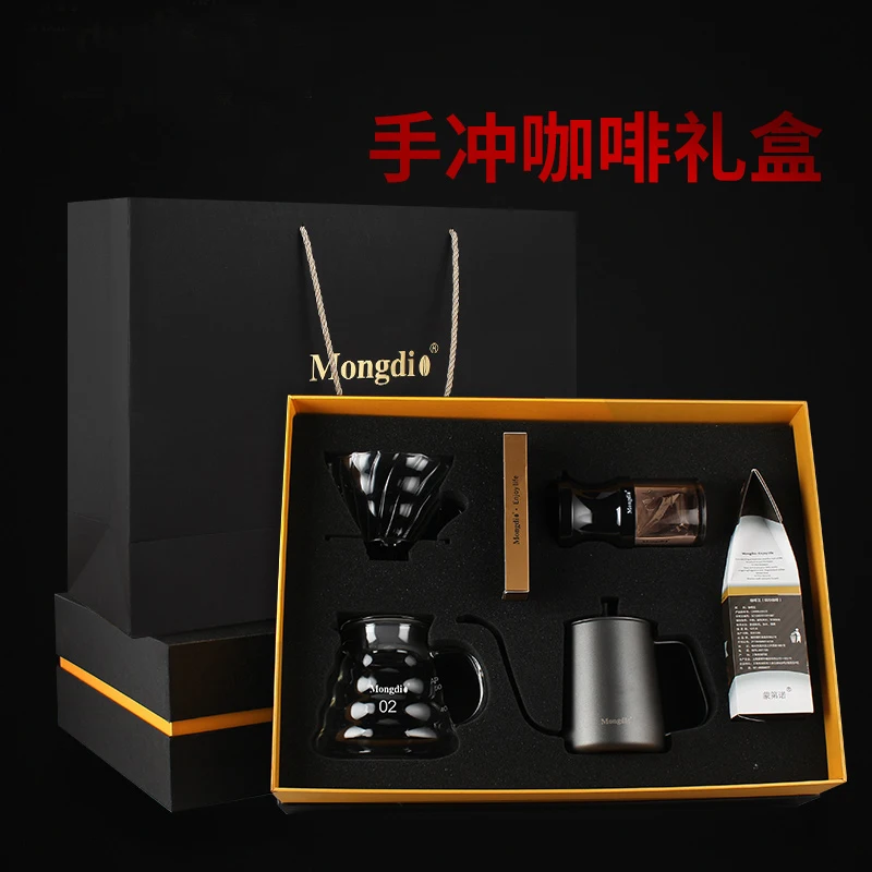値段 ハンドグラインダーコーヒーギフトセットフィルター紙ロングスパウトポットスケールアフタヌーンティーコーヒー黒ポルタcialdeカフェcoffeeware DG50C