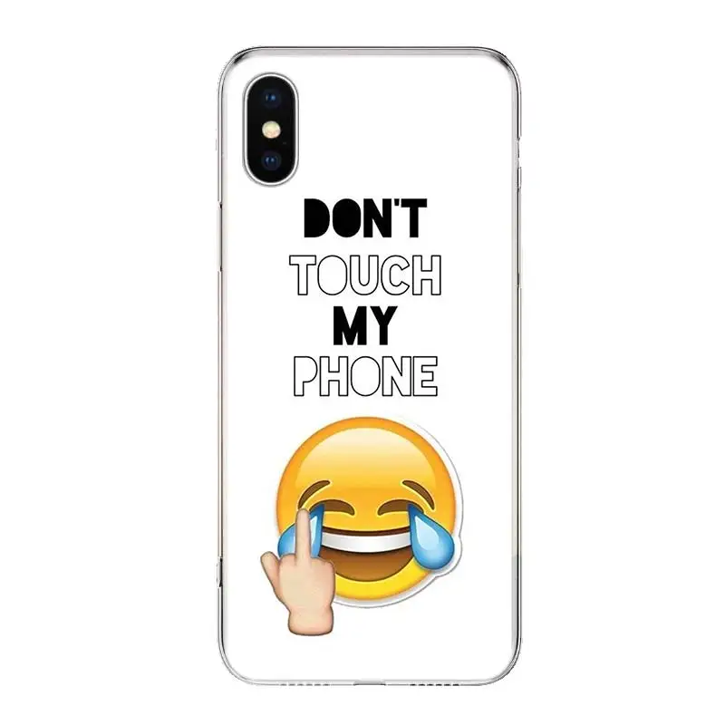 Dont Touch My Phone Чехол для телефона для iPhone 11 Pro 7 6X8 6S Plus XS MAX+ XR 5S SE 10 Ten Art TPU Coque Capa Shell