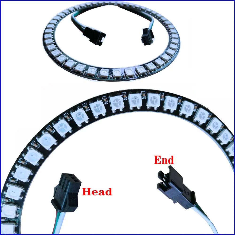 Комплект контроллеров WS2812B 8/16/24/35/45LED Light Ring с 21Key индивидуальной адресацией ИС
