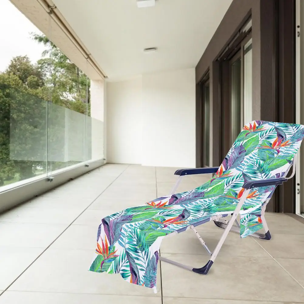 

Beach Chair Cover Sun Lounger Microfiber Recliner Recliner Towel Cover Beach Chair Cover Absorbent Beach Towel Non-sticky