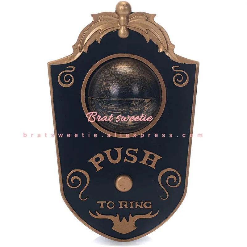 Дверной звонок с анимационным глазным яблоком на Хэллоуин со спутанными звуками