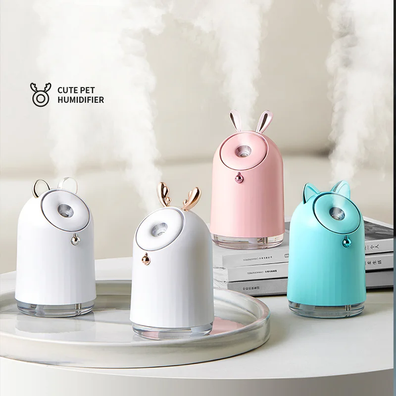

Adorable Wireless Humidifier 800mAh Rechargeable Air Purifier Mist Maker Car Portable Ultrasonic Essential Aroma Oil Diffuser