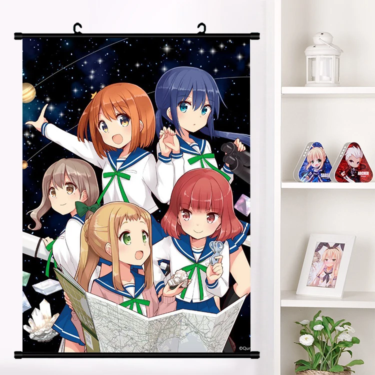 Аниме Asteroid in Love Mira Konohata настенный свиток роспись постер Otaku настенные подвесные плакаты украшение для дома подарки дропшиппинг