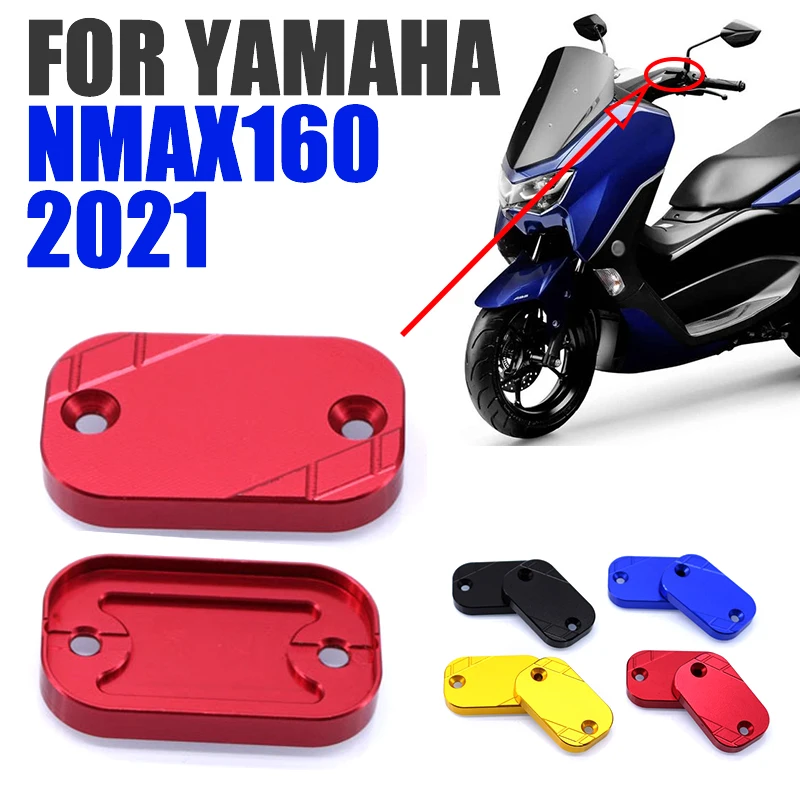 

For Yamaha NMAX160 NMAX 160 N-MAX 160 Motorcycle Accessories Front Brake Fluid Tank Reservoir Cover Oil Cap Protection Guard