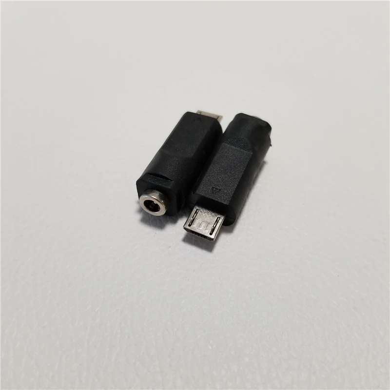 10pcs/lot DC 3.5*1.1mm Female to Micro USB 5Pin Male Adapter Converter Jack Power Plug for Conputer Cable DIY|Компьютерные кабели