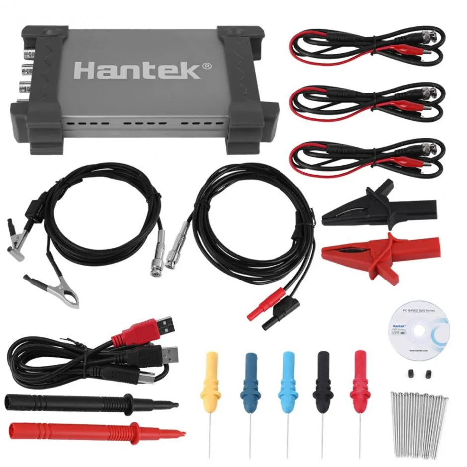 

Hantek 6074BE 4 Channels 70Mhz Bandwidth Automotive Osiclloscope Digital USB Portrail Osciloscopio Diagnostic-tool