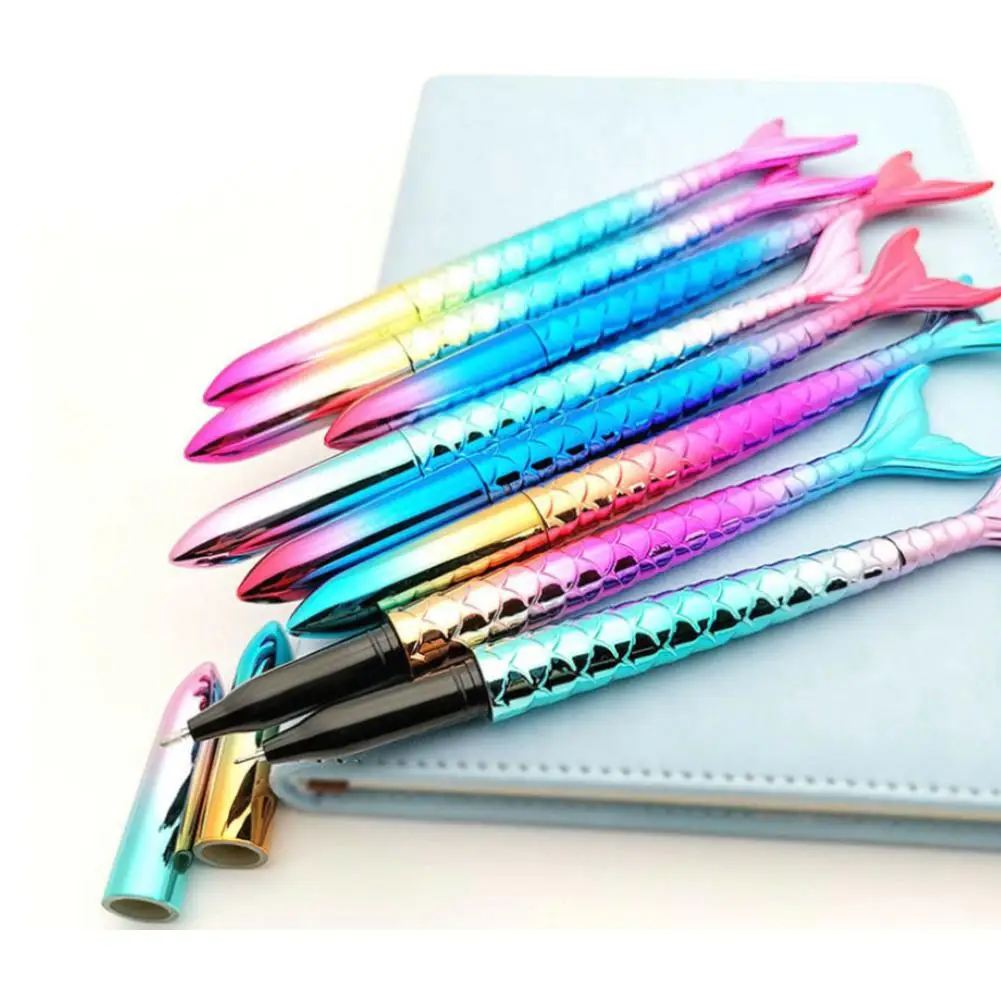 

Ball Point Pen Cartoon Fish Shape Gradient Tail