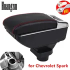 Кожаный подлокотник для автомобиля, подлокотник для Chevrolet Spark 2011, 2012, 2013, 2014, 2015, 2016, 2017, внутренние детали, подлокотник центральной консоли