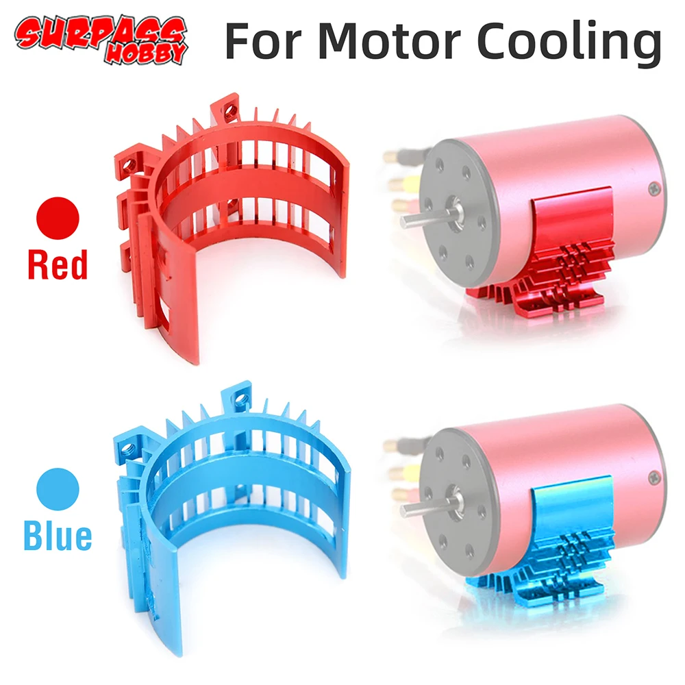 

RC Motor Cooling Heat Sink Heatsink 540 550 Size For 1/10 RC Car Buggy Crawler RC HSP HPI Wltoys 144001 Redcat TRX-4 SCXI10