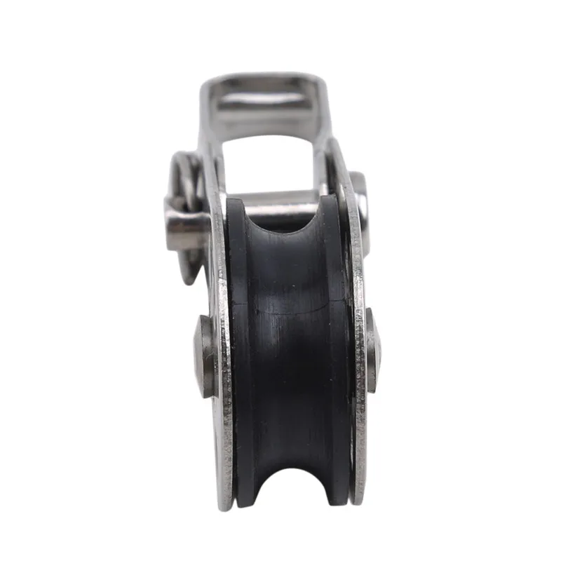 

Stainless Steel Kayak Boat Pulley Blocks Pad Eyes Rope Runner Kayak Boat Accessories Canoe Anchor Trolley Kit Accessories