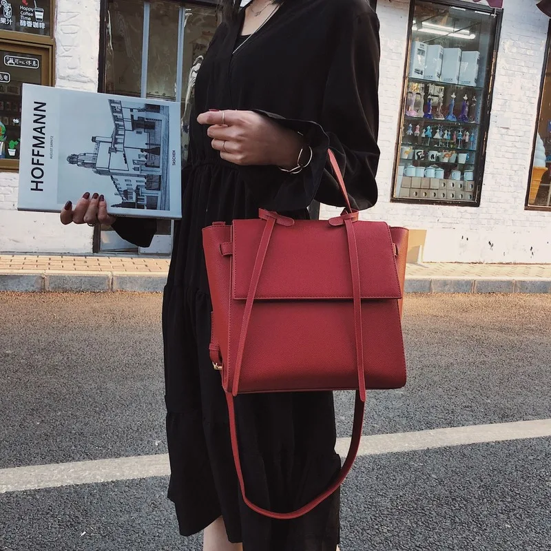 

New Saddle Women Shoulder Bag Fashion Vintage Leather PU Top-Handle Tote Bag for Women Crossbody Handbag Messenger Bag Women