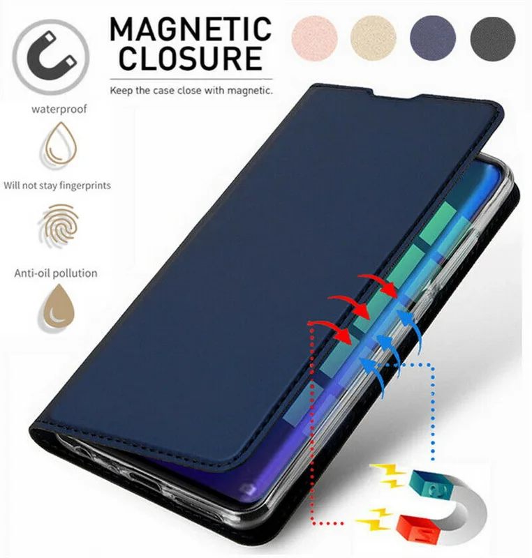 Магнитный кожаный чехол-книжка для Xiaomi mi A2 Lite 8 9 SE CC9 Чехол-держатель карт Red Note 7 5 6