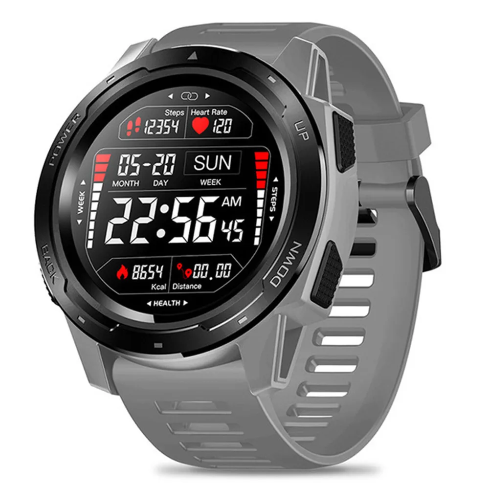 Zeblaze Смарт-часы VIBE 5 фитнес-трекер Smartwatch монитор сердечного ритма для мужчин и женщин ремешок для samsung huawei Xiaomi Apple iphone - Цвет: gray