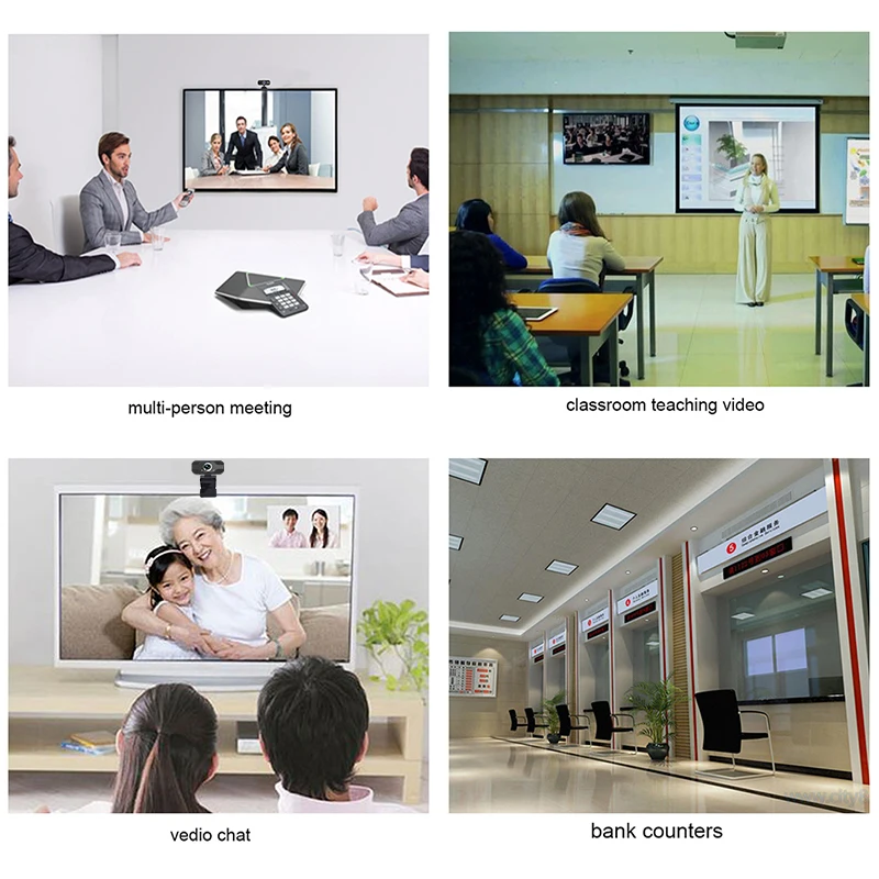 

HD Webcam 1080P ,Built-in Dual Mics Smart Web Camera USB Pro Stream Camera for Desktop Laptops PC Game Cam For OS Windows10/8