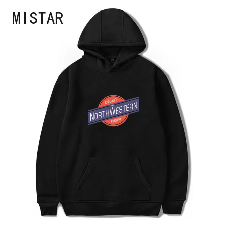 Толстовки North western женская уличная одежда большого размера толстовка с капюшоном