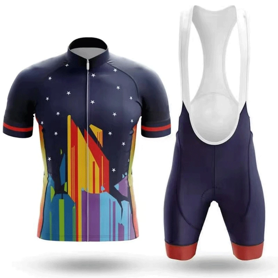 

Комплект из дышащего Джерси с коротким рукавом для велоспорта и шортов