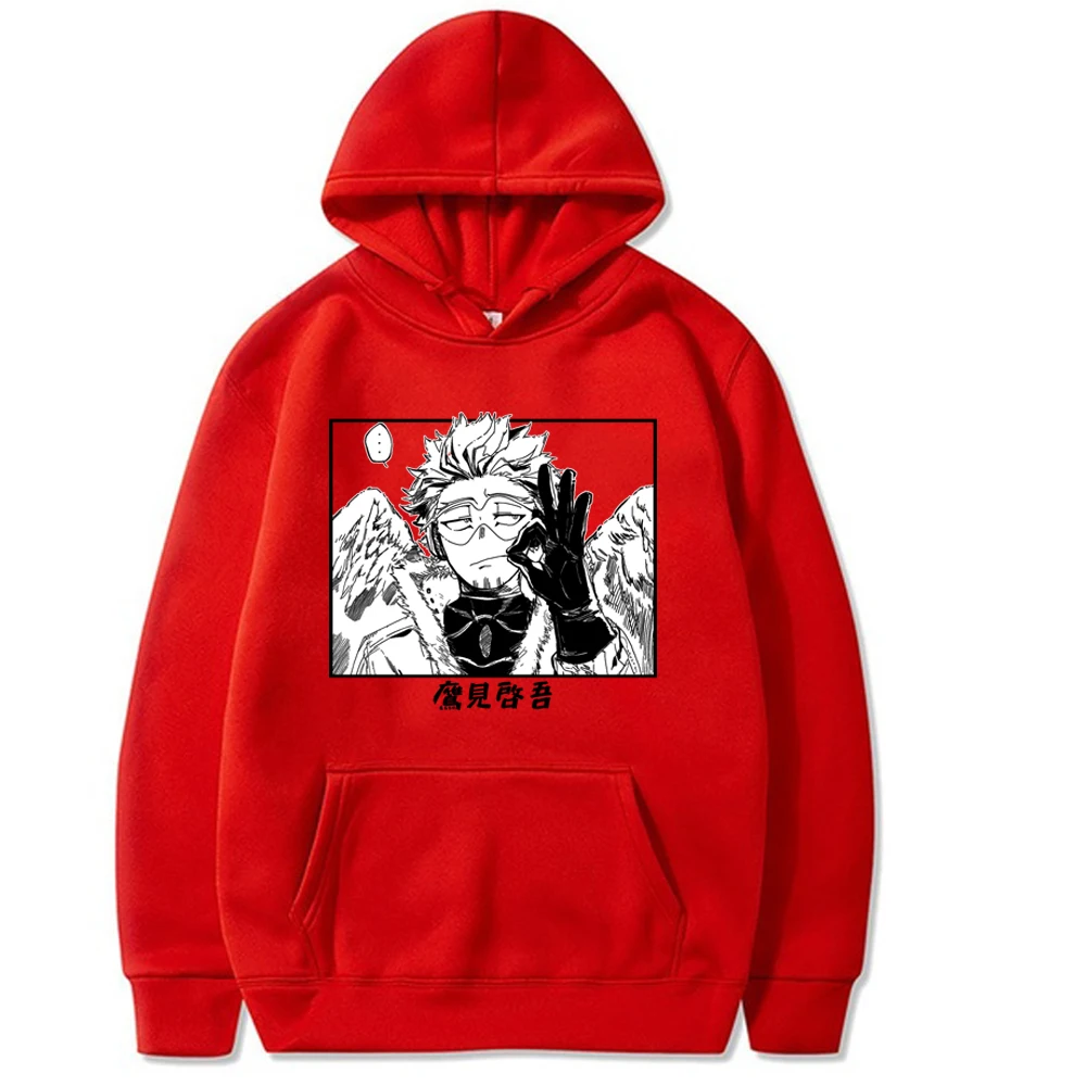 

Harajuku My Hero Academia Unisex Hoodies Japanese Anime Hawks Printed Men's Hoodie Streetwear Casual Sweatshirts