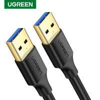 ugreen usb to usb extension cable type a male to male usb 2 0 extender for radiator hard disk webcom usb2 0 cable extension