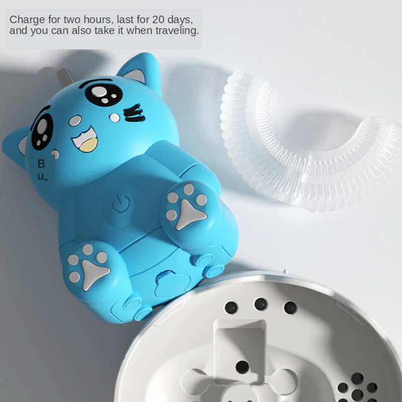 Умная Ультразвуковая электрическая зубная щетка XioMi U для детей 360 градусов USB