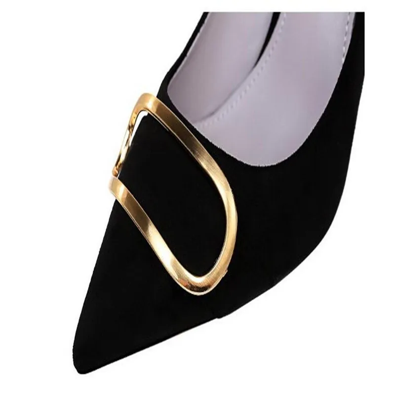 

BIGTREE Branded high heels Women's shoes sexy pointed toe woman pumps elegant fashion wedding shoes Stiletto shoes big size