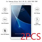Закаленное стекло для SM-T580, защитная пленка для Samsung Galaxy Tab A A6 10,1 дюйма 2016 SM-T585, 2 шт.