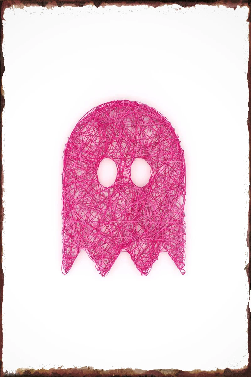 

Винтажный металлический знак из волокна Pinky Ghost, жестяные таблички, Настенный декор, украшение для комнаты в стиле ретро для искусства, мужск...