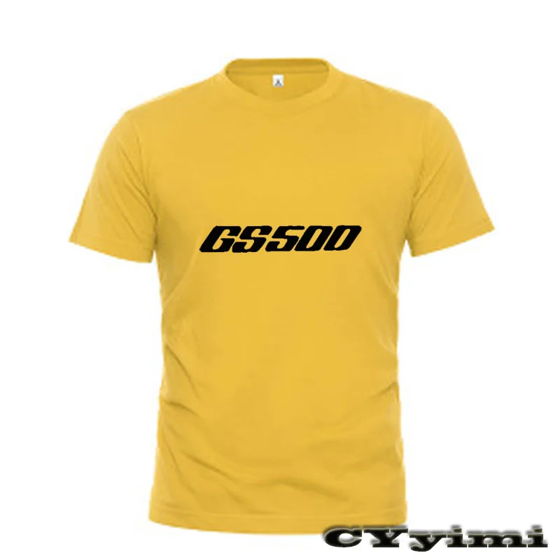 

Для SUZUKI GS500 GS 500 Футболка мужская новая футболка с логотипом 100% хлопок Летние мужские футболки с коротким рукавом и круглым вырезом