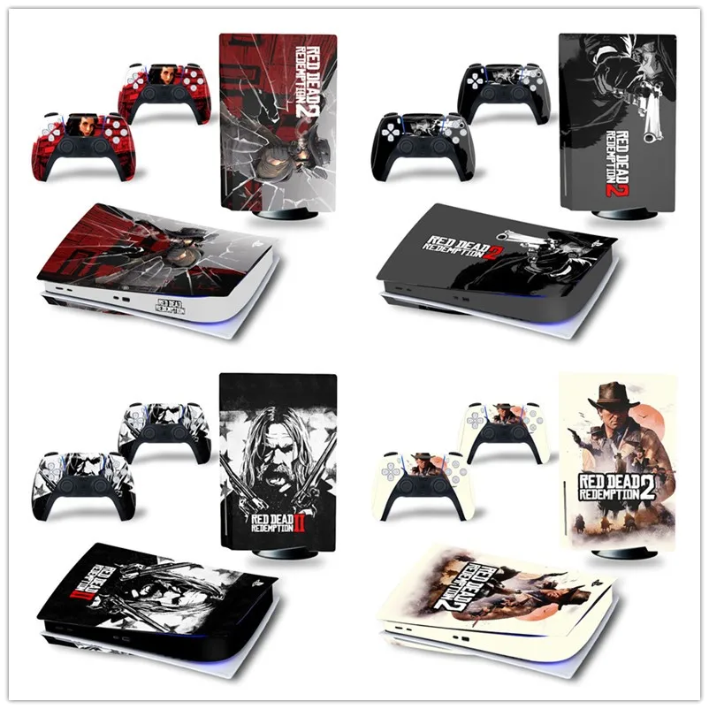 Стили Red Dead выкуп для PS5 стандартный диск кожа Playstation 5 дисковая консоль и