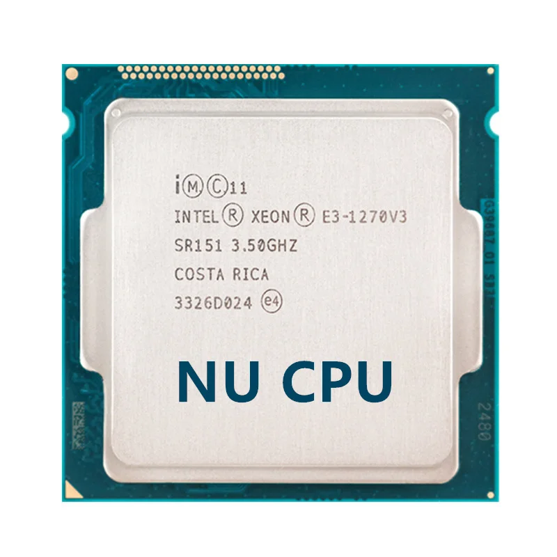 

Intel Xeon E3-1270 v3 E3 1270 v3 E3 1270v3 3.5 GHz Quad-Core Eight-Thread CPU Processor L2=1M L3=8M 80W LGA 1150