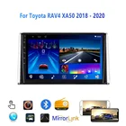 Автомагнитола PEERCE для Toyota RAV4 XA50 2018-2020, мультимедийный видеоплеер для carplay, навигация, стерео, GPS, Android 10, 2din, 2 din
