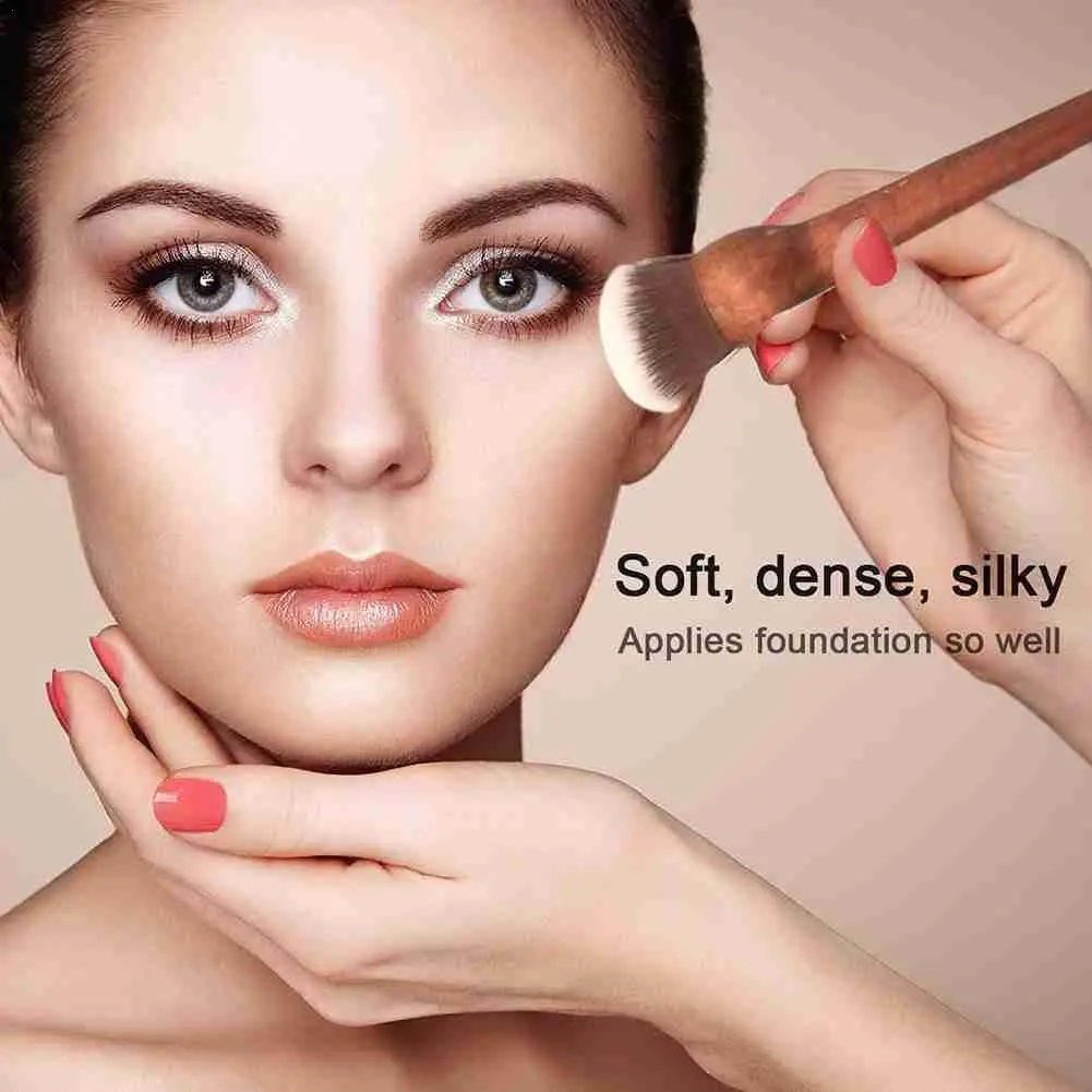 

Makeup Brushes Tool Brush With Wooden Handle Set Cosmetic Powder Eye Shadow Foundation Blush Beauty Make Up Tool
